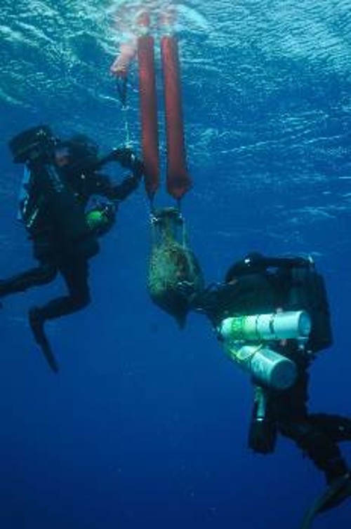 Αντικύθηρα, 2012: Ερευνα του αμερικανικού ινστιτούτου Woods Hole Oceanographic Institution και της Εφορείας Εναλίων Αρχαιοτήτων