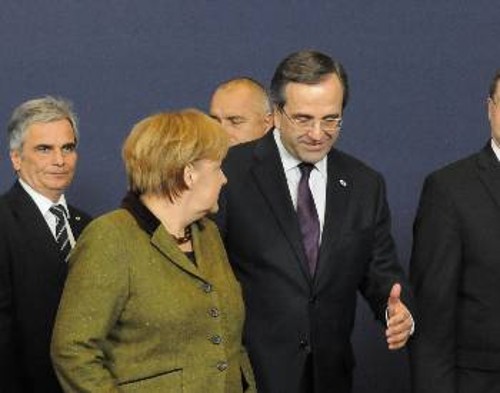 Κανένας πόνος δεν τους έπιασε για το λαό. Η συζήτηση για τη διαχείριση του ελληνικού χρέους είναι μέρος των ανταγωνισμών τους συνολικά για τη διαχείριση της κρίσης στην Ευρωζώνη