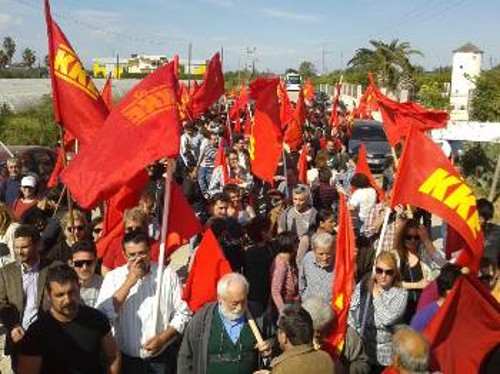 Αποψη από τις πρόσφατες κινητοποιήσεις στη Μανωλάδα