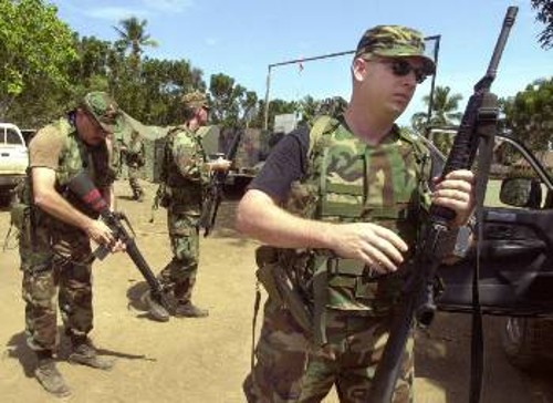 Αμερικανοί στρατιώτες στις Φιλιππίνες