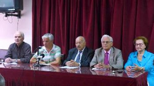 Από τη χτεσινή συνέντευξη Τύπου των Συνεργαζόμενων Συνταξιουχικών Οργανώσεων στην Αττική