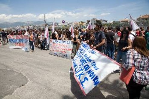 Από τη χτεσινή κινητοποίηση