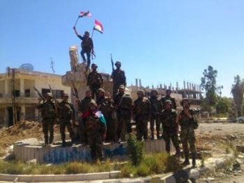 Σύροι στρατιώτες στο Κουσάιρ