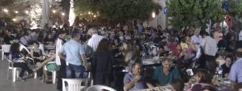 Στιγμιότυπο από πρόσφατη συγκέντρωση της ΚΟ Ηρακλείου στην πλατεία Αγίου Τίτου