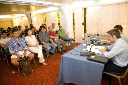 Από τη χτεσινή συνέντευξη Τύπου