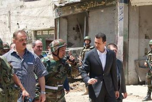 Από περιοδεία του Ασαντ στο στρατό