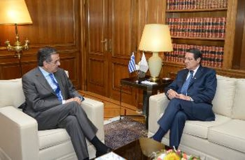 Από προηγούμενη συνάντηση Σαμαρά - Αναστασιάδη