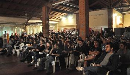 Από την εκδήλωση των Κλαδικών Τομέων Αττικής της ΚΝΕ για το εργατικό κίνημα της Αθήνας στην Κατοχή