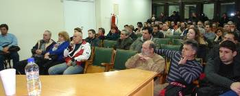 Στιγμιότυπο από τη σύσκεψη στο Βόλο