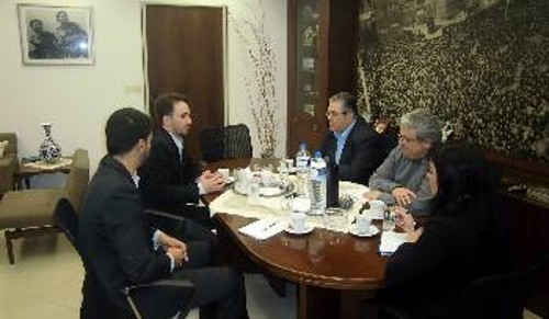 Στιγμιότυπο από τη συνάντηση