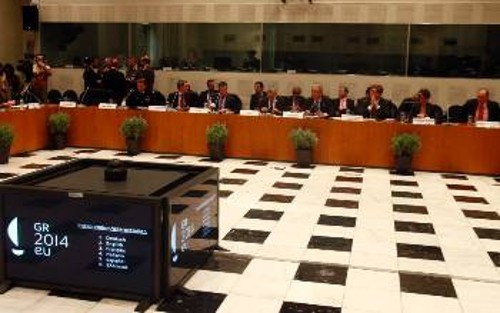 Από το Συμβούλιο των υπουργών Αμυνας της ΕΕ χτες στο Ζάππειο