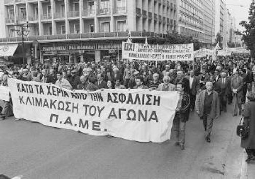 Για τη χρονιά που φεύγει, από τη σκοπιά των εργαζομένων, το σημαντικότερο γεγονός ήταν η θεσμοθέτηση του αντιασφαλιστικού εκτρώματος