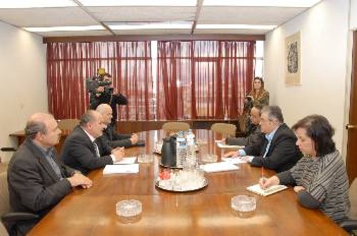 Στιγμιότυπο από τη συνάντηση