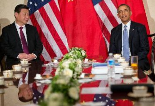 Ομπάμα και Σι Τζινπίνγκ συναντήθηκαν στη Ολλανδία στη λεγόμενη Σύνοδο για την πυρηνική ασφάλεια