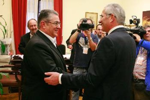 Από τη χτεσινή συνάντηση