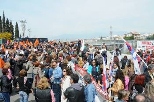 Από τη χτεσινή κινητοποίηση στο υπουργείο Παιδείας