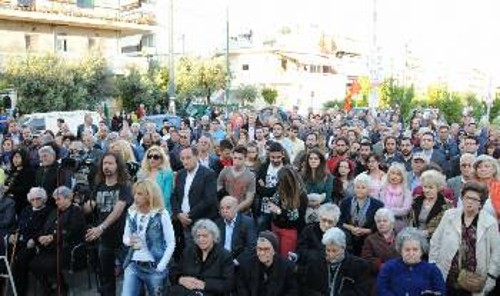 Από τη συγκέντρωση στην Πετρούπολη