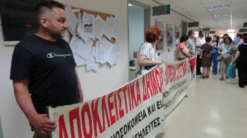 Από την παρέμβαση στο νοσοκομείο ΑΧΕΠΑ στη Θεσσαλονίκη