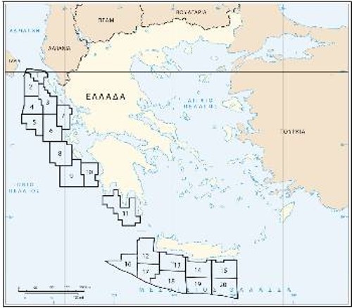Τα 20 θαλάσσια «οικόπεδα» που δημοπρατούνται στο Ιόνιο και στα νότια της Κρήτης