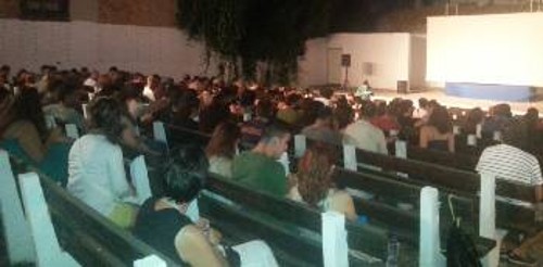 Κατάμεστο το σινεμά στην Πάτρα στην πρώτη προβολή την περασμένη Παρασκευή