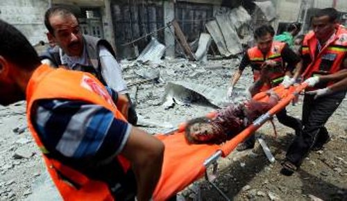 Συγκλονιστικές είναι οι εικόνες που έρχονται από τη Γάζα με τα δεκάδες νεκρά παιδιά
