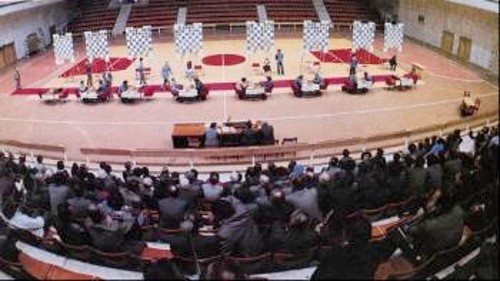 Διεθνή σκακιστικά τουρνουά, κατά την περίοδο της Σοβιετικής Ενωσης. Αψογα διοργανωμένα, με άνετους χώρους και ένα πολυπληθές και φίλαθλο κοινό!