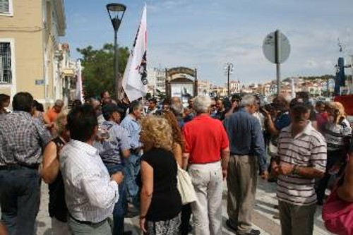 Από τη χτεσινή συγκέντρωση