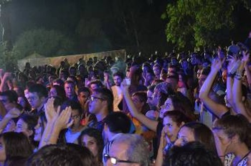Από περσινή συναυλία στο Μαθητικό Στέκι