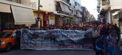 Από τη χτεσινή κινητοποίηση