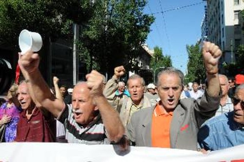 Από παλιότερη κινητοποίηση των συνταξιούχων