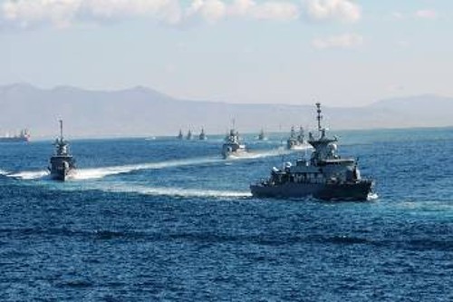 Από τη διακλαδική άσκηση «Πυρπολητής» που πραγματοποιήθηκε υπό το βλέμμα του γγ του ΝΑΤΟ