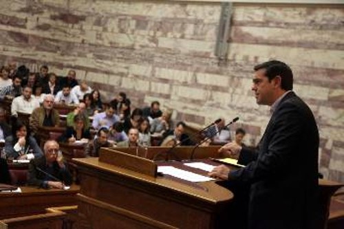 Το «χαρτί» της «κοινωνικής συναίνεσης» στην αντιλαϊκή στρατηγική του κεφαλαίου θέλει να παίξει από τη θέση της κυβέρνησης πλέον ο ΣΥΡΙΖΑ
