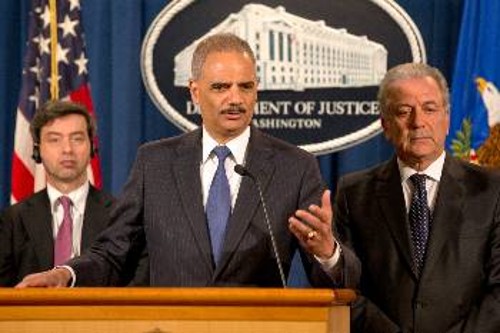 Από τη συνέντευξη Τύπου μετά τη συνάντηση του Δ. Αβραμόπουλου με τους υπουργούς Δικαιοσύνης των ΗΠΑ και της Ιταλίας