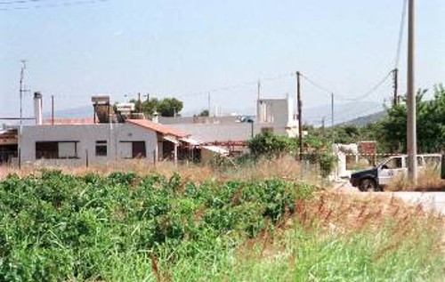 Το σπίτι, όπου διέμενε με την Ισπανίδα φίλη του ο Σάββας Ξηρός, στην Παλλήνη