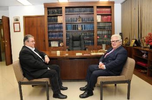 Στιγμιότυπο από τη συνάντηση