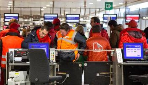 Από παλιότερη κινητοποίηση των εργαζομένων στα αεροδρόμια