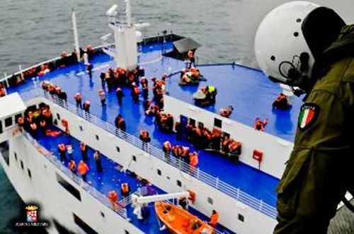 Από την επιχείρηση διάσωσης στο «NORMAN ATLANTIC»