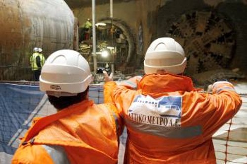Ενα έργο αναγκαίο για το λαό, υποτάσσεται στο κυνήγι του κέρδους από τα κατασκευαστικά μεγαθήρια