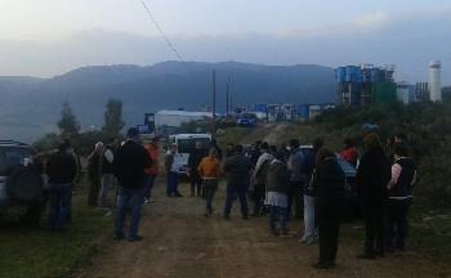 Από πρόσφατη απεργία στις μονάδες στην Τραγάνα