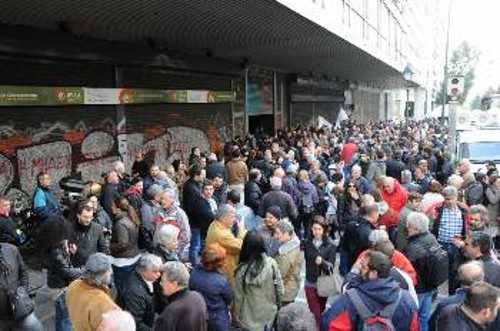 Από τη χτεσινή κινητοποίηση