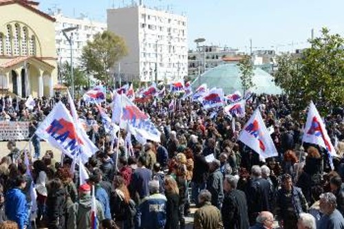 Στιγμιότυπο από τη συγκέντρωση