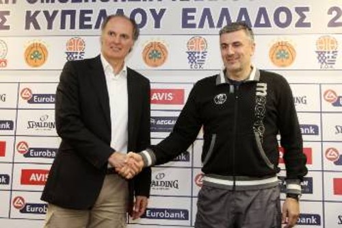 Από τη χθεσινή κοινή συνέντευξη Τύπου των δυο προπονητών, Ιβάνοβιτς και Βετούλα