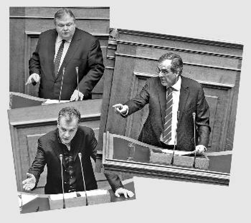 Τα τρία αστικά κόμματα της αντιπολίτευσης συγκλίνουν ολοένα και πιο ανοικτά, τελευταία, στην κριτική τους απέναντι στην κυβέρνηση σε μια σειρά ζητημάτων αστικής διαχείρισης