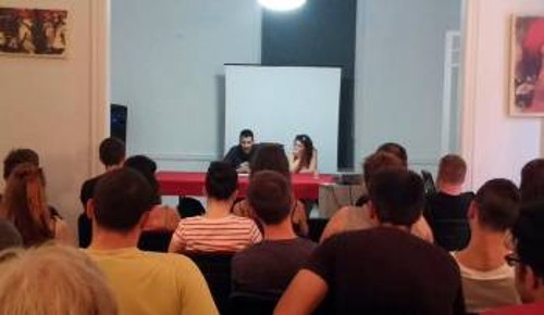 Από τη βιβλιοπαρουσίαση, που πραγματοποιήθηκε