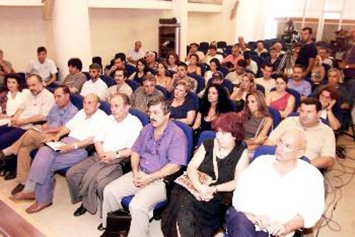 Κατάμεστη η αίθουσα στην παρουσίαση των 46 από τα 58 ονόματα των υποψηφίων Δημοτικών Συμβούλων της παράταξης «ΘεσσαλοΝΙΚΗ Τώρα»