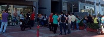 Από τη χτεσινή περιφρούρηση της απεργίας
