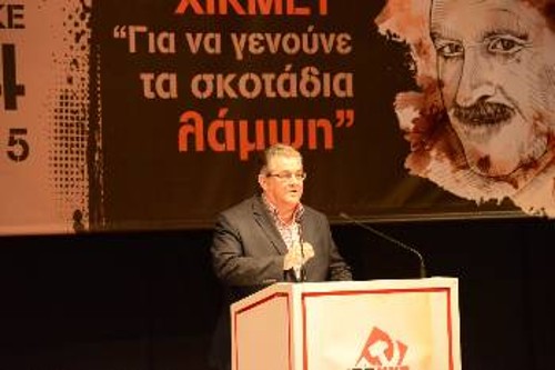 Από το χαιρετισμό του Δ. Κουτσούμπα στο Επιστημονικό Συνέδριο για τον Ναζίμ Χικμέτ