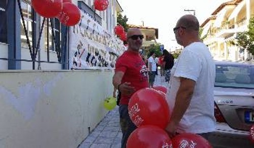Από την κινητοποίηση στο δήμο Ωραιοκάστρου