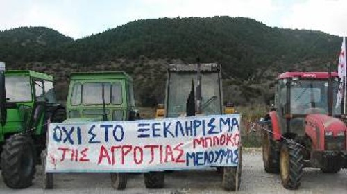 Από παλιότερη κινητοποίηση των αγροτών της Τσαριτσάνης