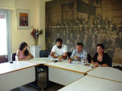 Στιγμιότυπο από τη συνέντευξη Τύπου